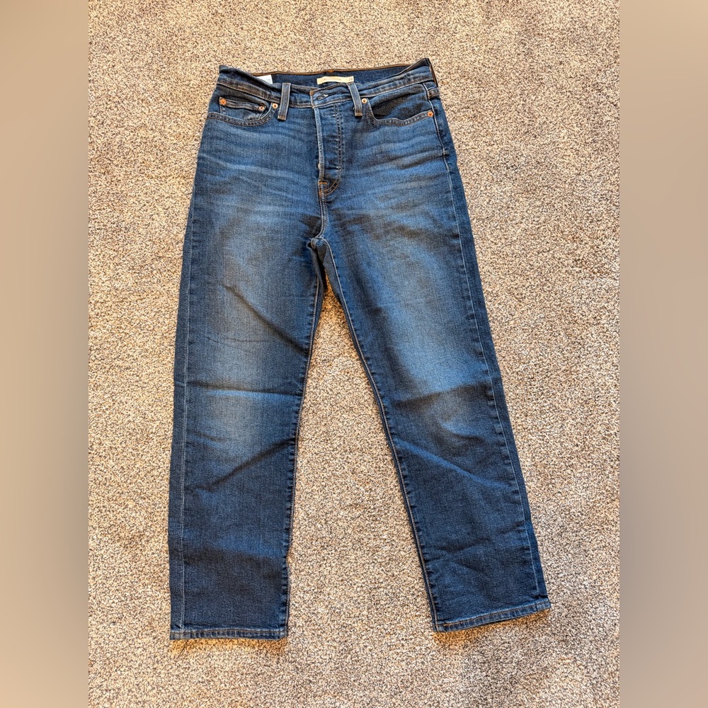 Trendy Blue Denim Jeans Levi’s Wedgie 29